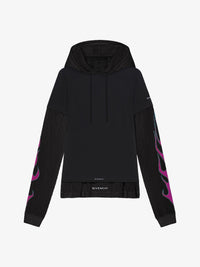 Givenchy Men's Jersey & Mesh Hoodie All-In-One Look8/18