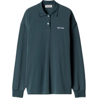MIU MIU SS25 Polo Shirt Women's Green