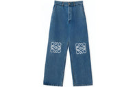 LOEWE Anagram Baggy Jeans 'Jeans Blue'