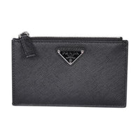 PRADA Saffiano Leather Wallet Men's Black