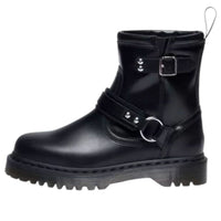 Dr. Martens Anistone Harness Orleans Biker Boots 'Black' 42583001