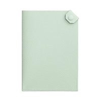 HERMES Tarmac Epsom Calfskin Passport Holder Small Size Men's Spearmint