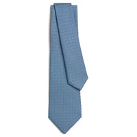 HERMES Mulberry Silk Silk Ties Men's Blue