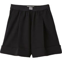MIU MIU FW23 Casual Shorts Women's Black