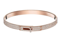 HERMES Kelly Diamond Bangles Women's