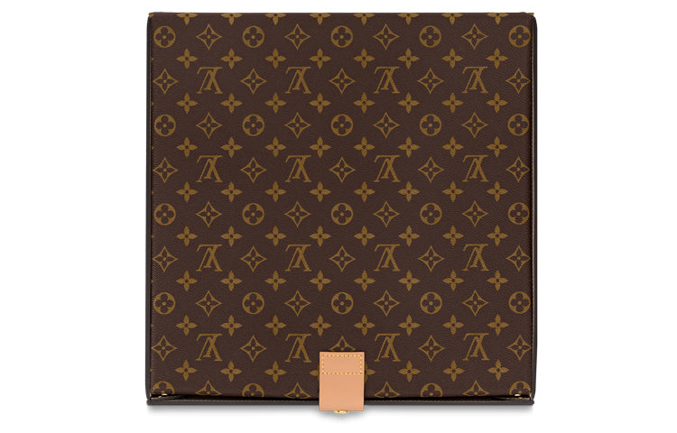 LOUIS VUITTON Coated Canvas Hard Case Unisex Brown