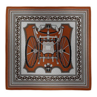 HERMES Cashmere, Silk Shawls Unisex Brown
