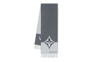 LOUIS VUITTON Knit Scarves Unisex Gray