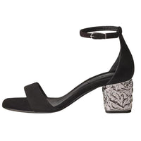 HERMES Strap Sandals Women's Black