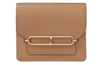 HERMES Roulis Goatskin Pig Nose Fanny Pack Women's Paulownia Color