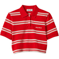 MIU MIU Polo Shirts Women's Red