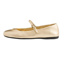 PRADA Mordoré Mary Jane Shoes Women's Gold