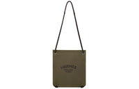 HERMES Cotton Shoulder Bag Regular Unisex