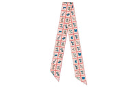 HERMES Silk Scarves Women's Pink