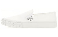 PRADA Cassetta Wheel Low Top Canvas Shoes Men's White