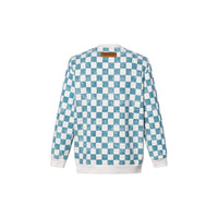 LOUIS VUITTON Damier Printed Crewneck