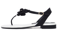 CHANEL Strap Sandals Women's Black