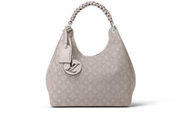 LOUIS VUITTON Mahina Perforated Calfskin One Shoulder Handbags Regular Women's Gray