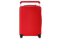 LOUIS VUITTON Leather Suitcase Luggage 20 Inch Men's Red