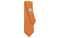HERMES Ties Men Orange