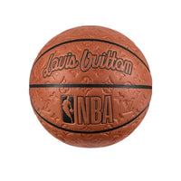 LOUIS VUITTON x NBA Genuine Leather Basketball Brown Size 7 Training Unisex