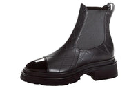 CHANEL Short Chelsea Boots 4cm Women's Black