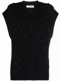 Valentino Garavani Open-Knit Wool-Blend Vest
