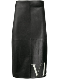 Valentino Garavani Vltn Print Pencil Skirt