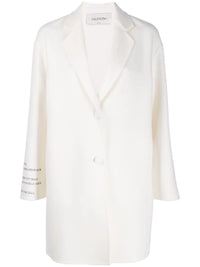 Valentino Garavani Poem Detail Single Breasted Coat
