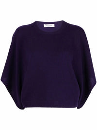 Valentino Garavani Batwing-Sleeve Knitted Top
