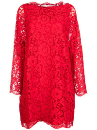 Valentino Garavani Floral-Lace Mini Dress