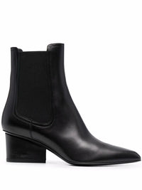 Ferragamo Logo-Embossed Heel Chelsea Boots