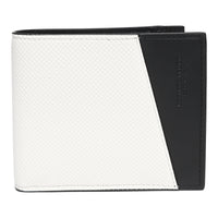 Bottega Veneta Logo Embossed Two Tone Bi-fold Wallet