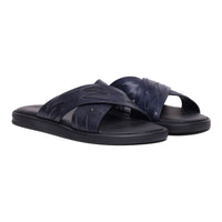 Bottega Veneta Intrecciato Crisscross Slides