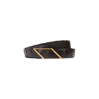 Bottega Veneta Leather Belt Burgundy