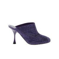 Bottega Veneta Crystal-Embellished Round-Toe Mules