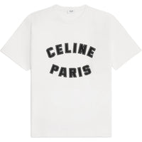CELINE Loose CELINE Paris T-shirt In Cotton Jersey