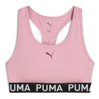 (WMNS) PUMA 4Keeps Ribbed Mid-Impact Sports Bra 'Pink' 526962-10