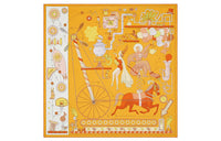 HERMES Silk Scarves Women's Yellow