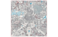 HERMES Silk Scarves Women's Multicolor