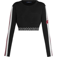 LOUIS VUITTON FW22 Crop Tops Women's Black