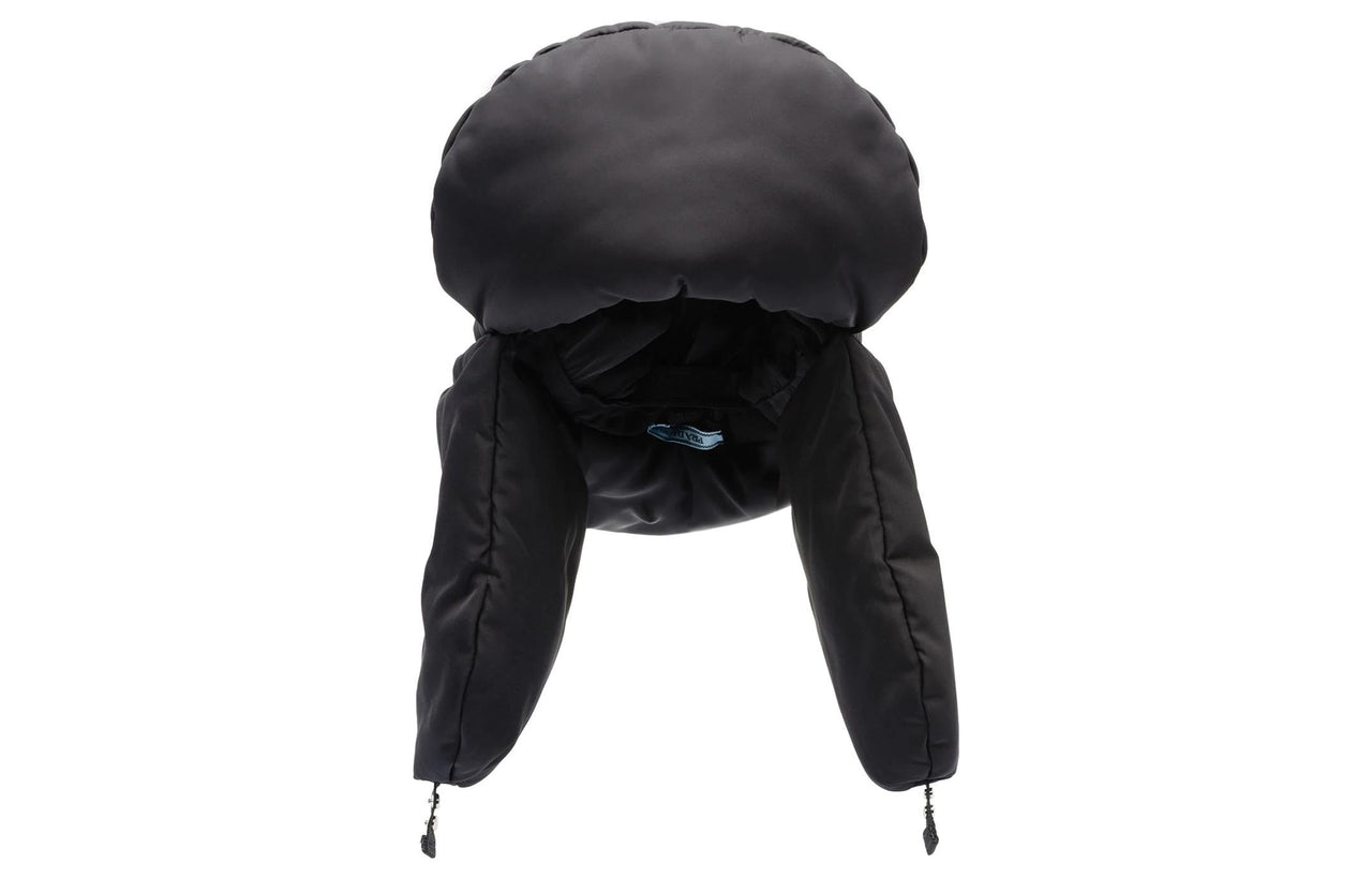PRADA Polyamide Trapper Hats Women's Black