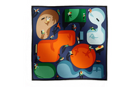 HERMES Silk Scarves Women's Multicolor