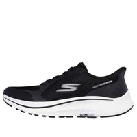 (WMNS) Skechers Go Run Consistent 2.0 Slip Ins 'Black White' 128619-BKW