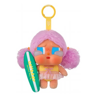 Pop Mart CRYBABY Vacation Mode On Series Vinyl Plush Pendant 'Let's Surf' PPMT-2510-0051-991617577