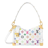 LOUIS VUITTON X Takashi Murakami Side Trunk Mm White Multicolored