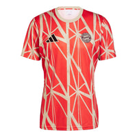 adidas FC Bayern Pre-Match Football Jersey Asia Sizing 'Red' JD8335