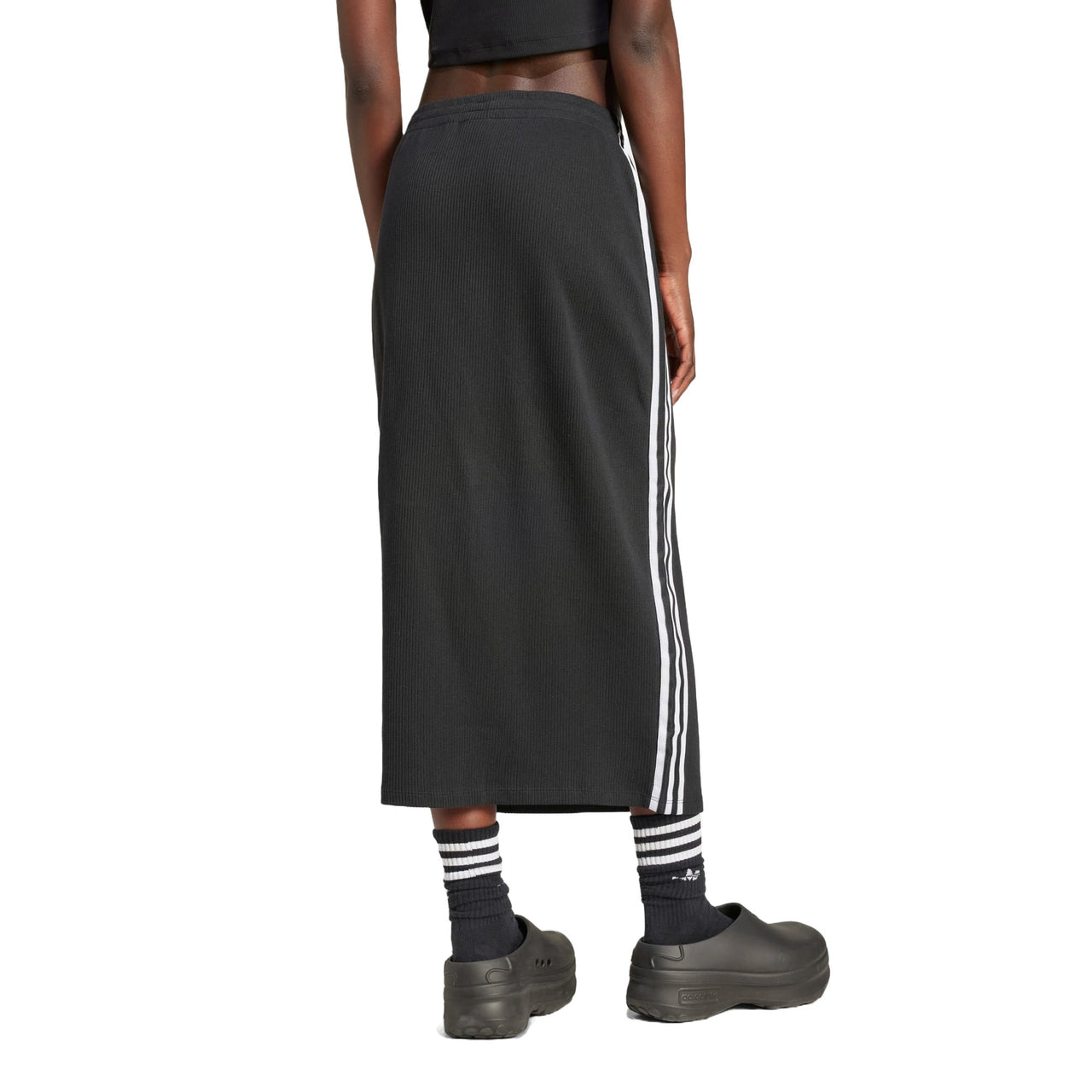 (WMNS) adidas Knit Skirt 'Black' IY7279