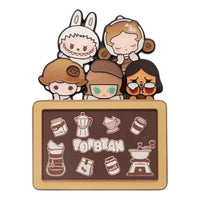 Pop Mart Pop Bean Coffee Factory Fridge Magnet 'Coffee Family Combo' Secret Edition PPMT-2508-0039-935386189