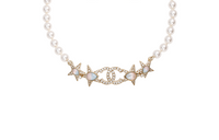 CHANEL Necklaces Women's Gold
